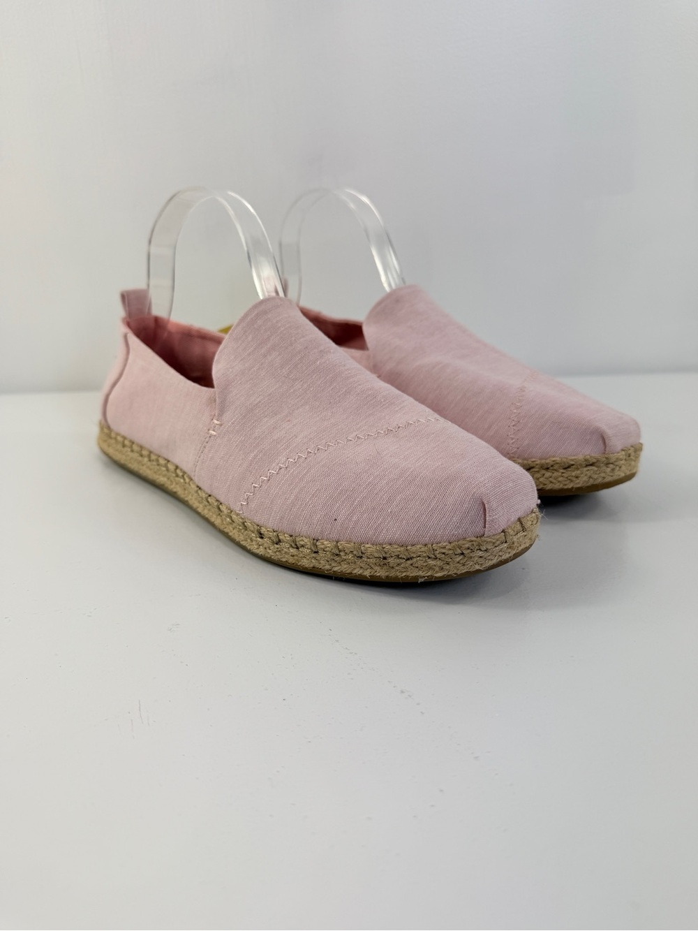 TOMS Wmns Deconstructed Alpargata Rope Espadrilles Blossom Slub Chambray‎ Sz 10
